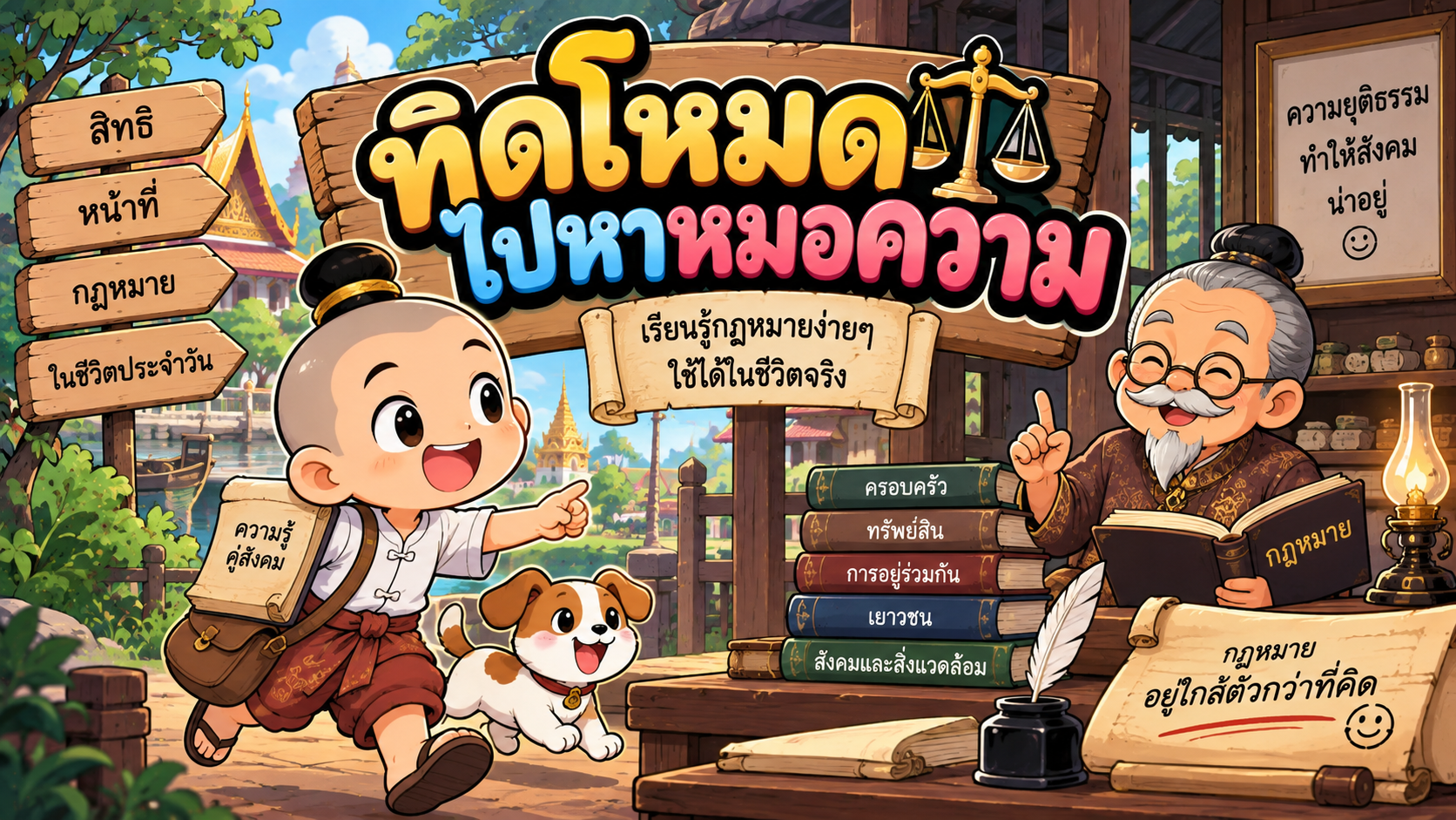 ตัวอย่าง Mini App ดรุณศึกษา ป6 ทิดโหมดไปหาหมอความ