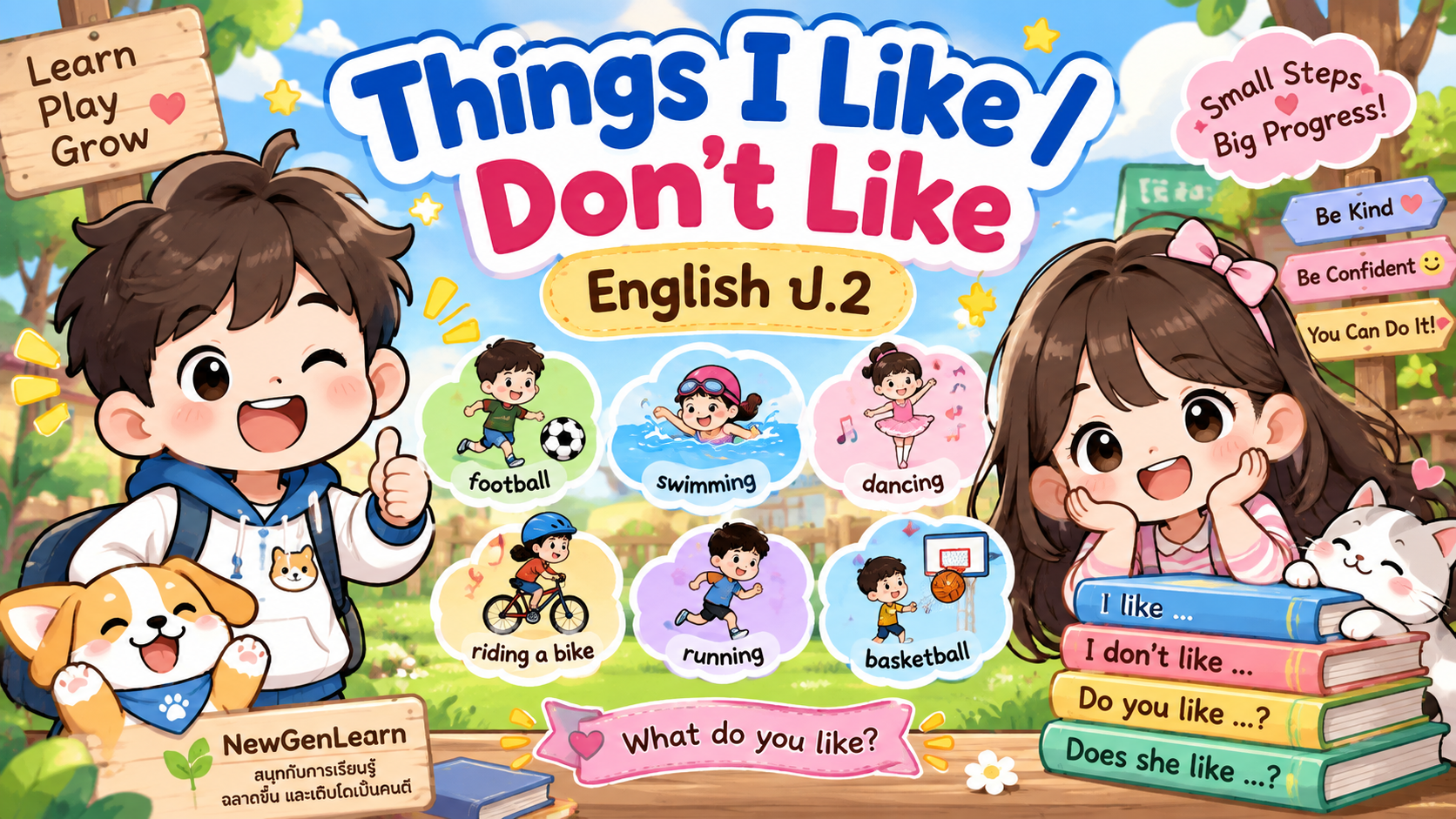 ตัวอย่าง Mini App Thing I like , don't like