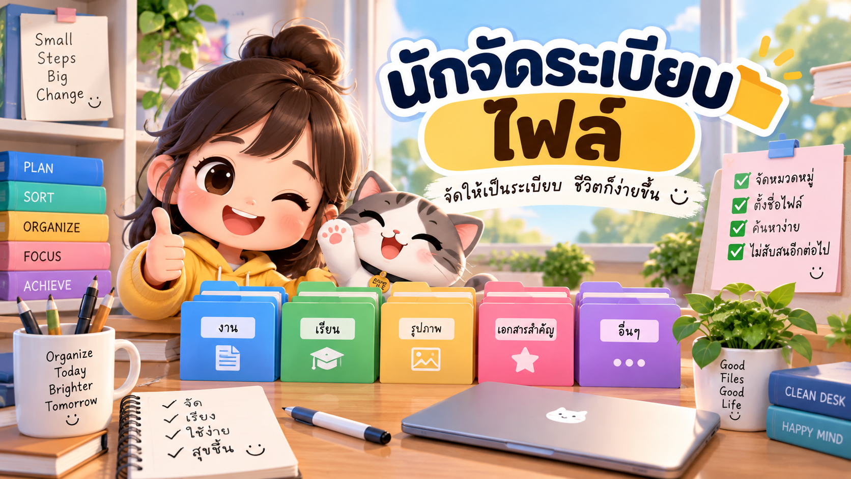 ตัวอย่าง Mini App นักจัดระเบียบไฟล์